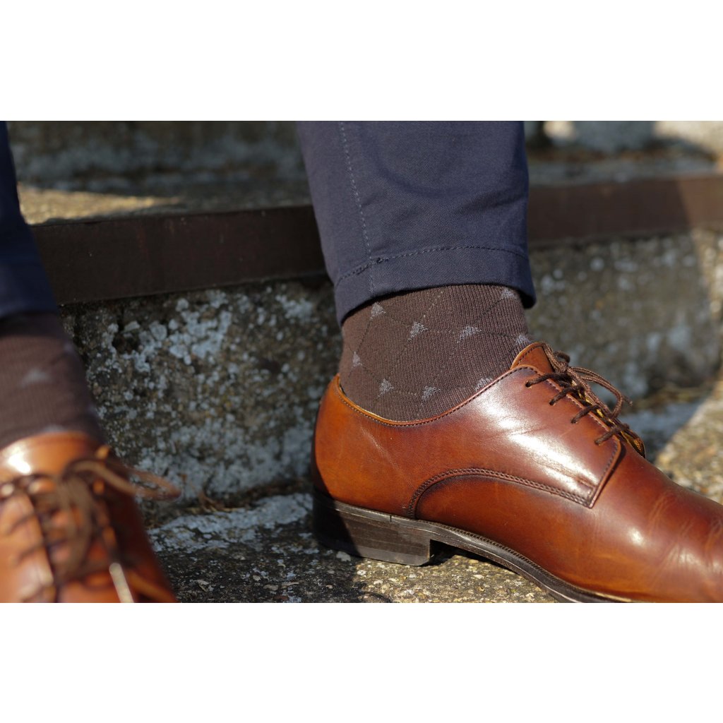 Pamučne čarape smeđe REDFIR