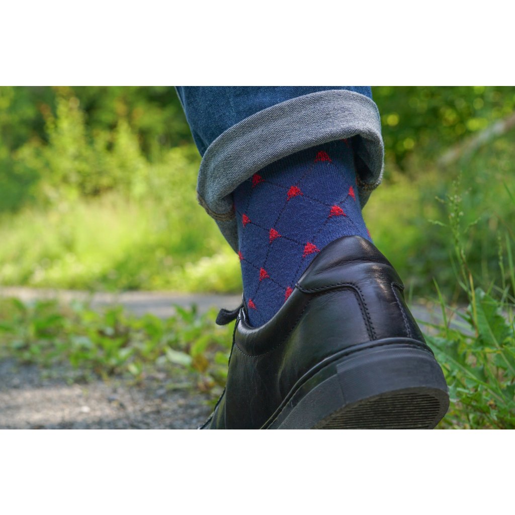 Pamučne čarape plave REDFIR