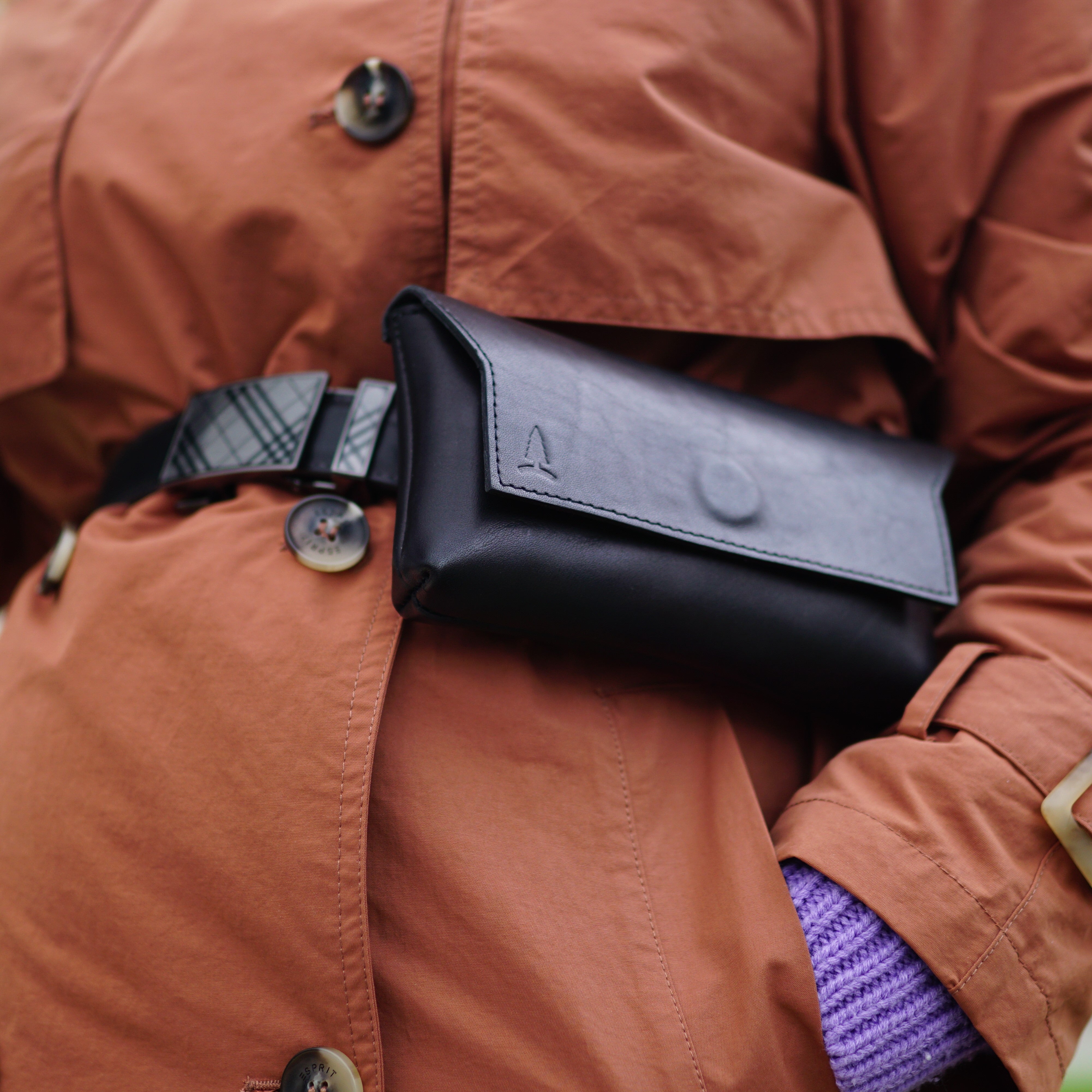 Ženska kožna torba Noir