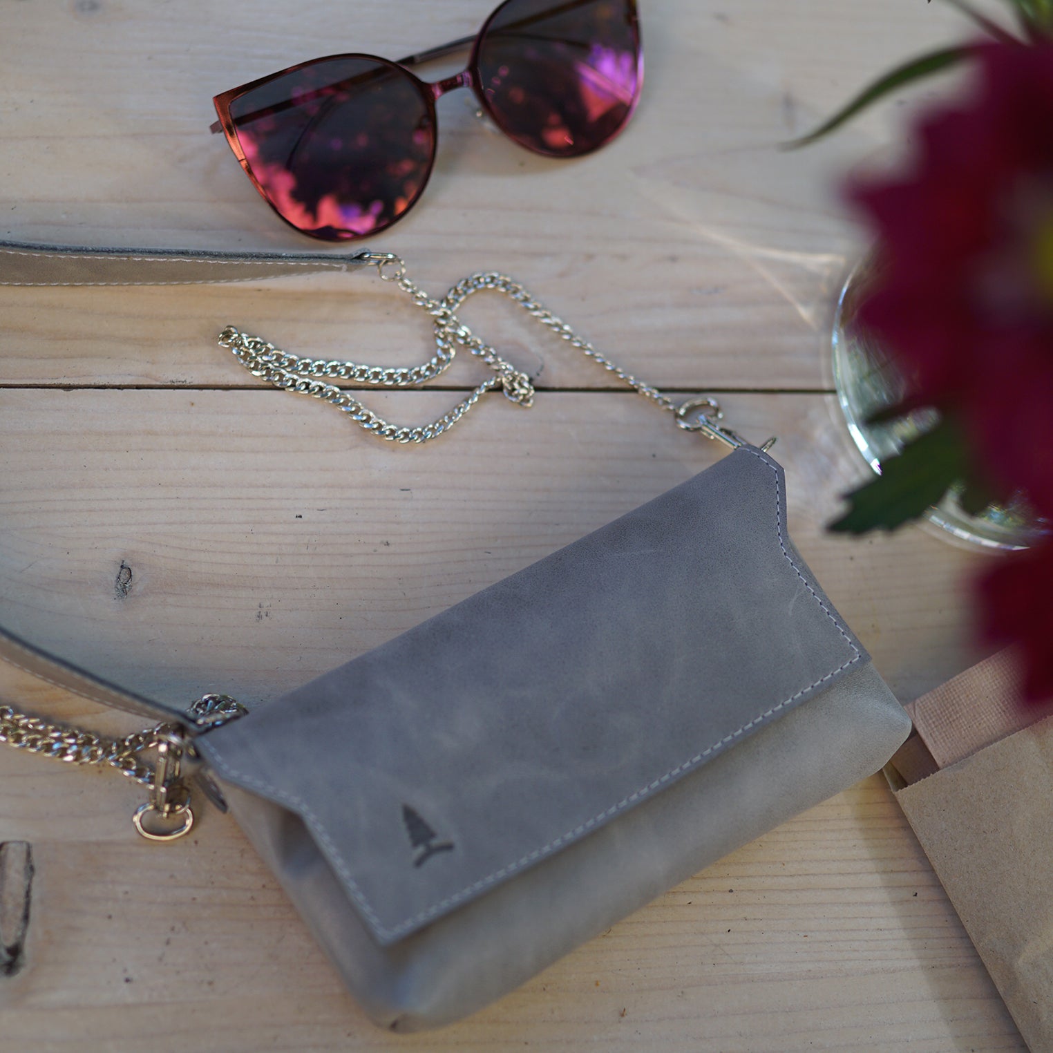 Ženska kožna torba Challenger