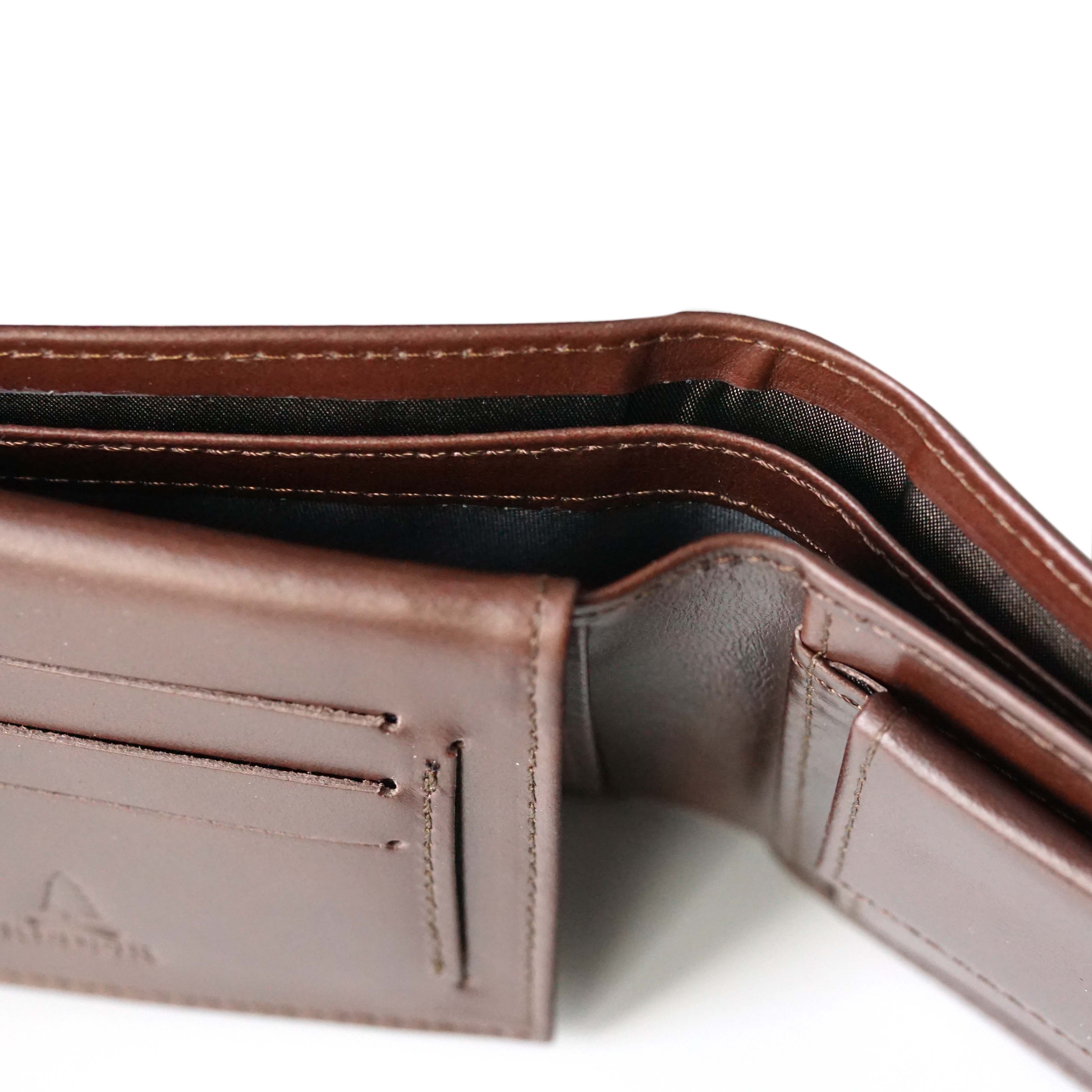 Hnedá kožená peňaženka Espresso