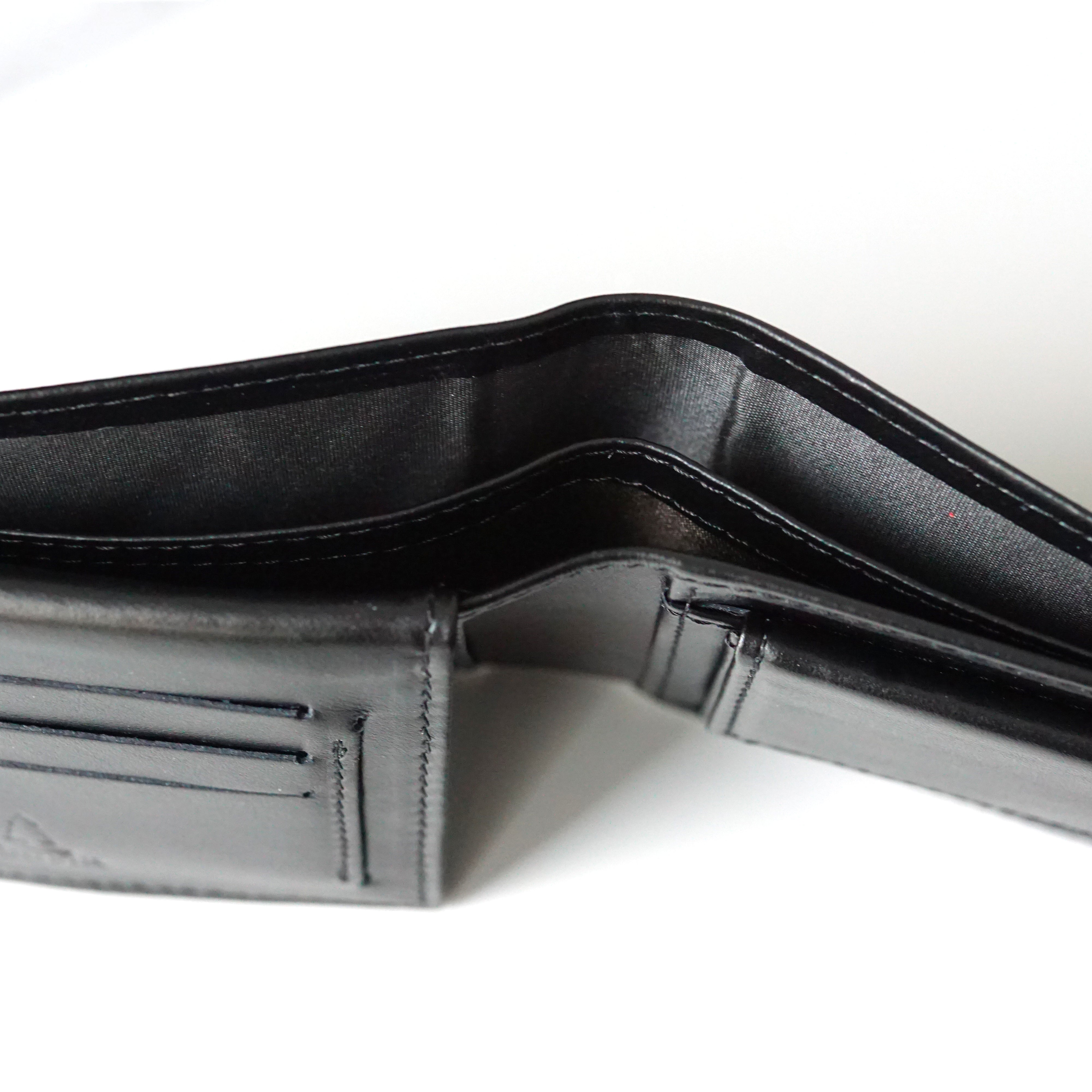 Čierna kožená peňaženka Noir