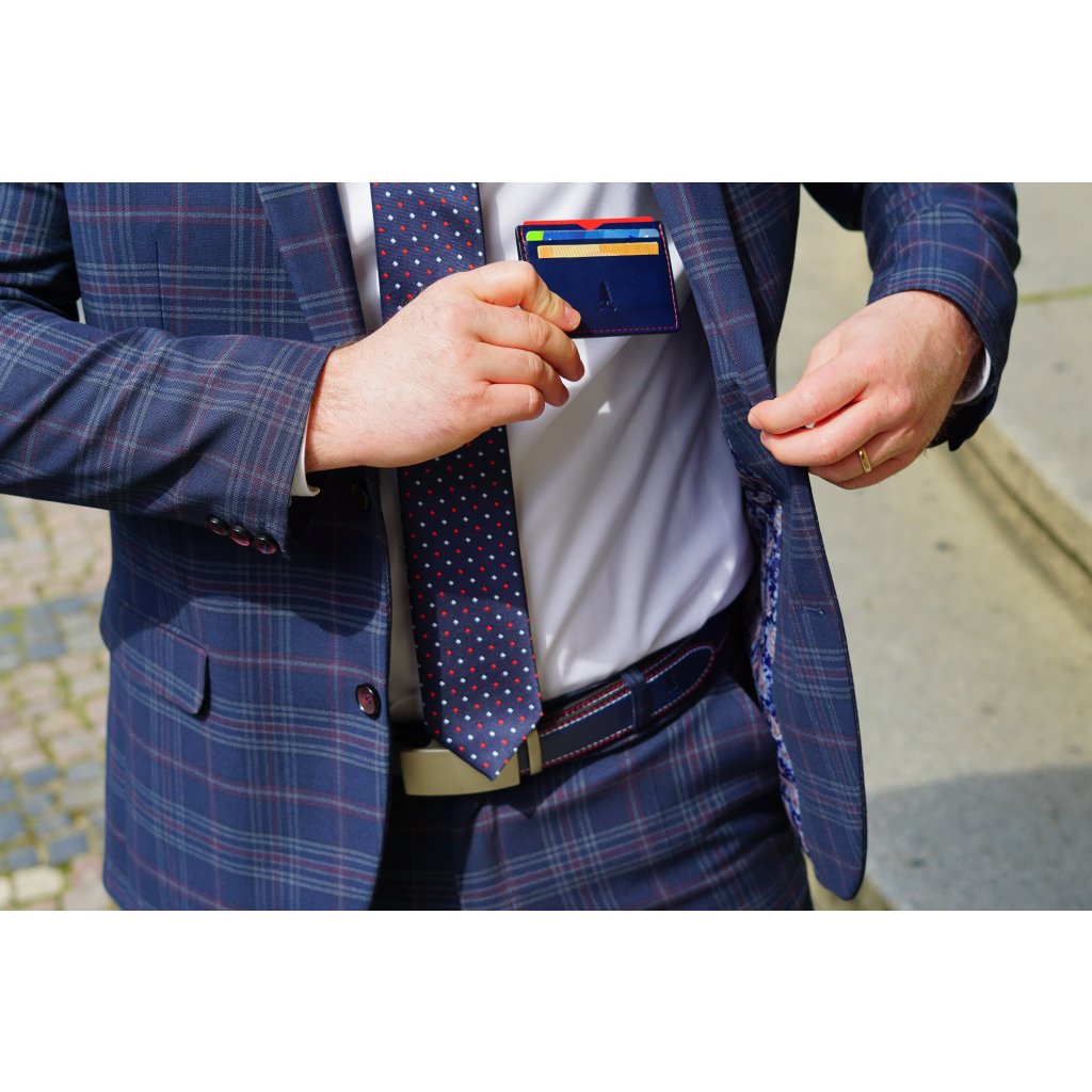 Kožené pouzdro na karty a bankovky Unique